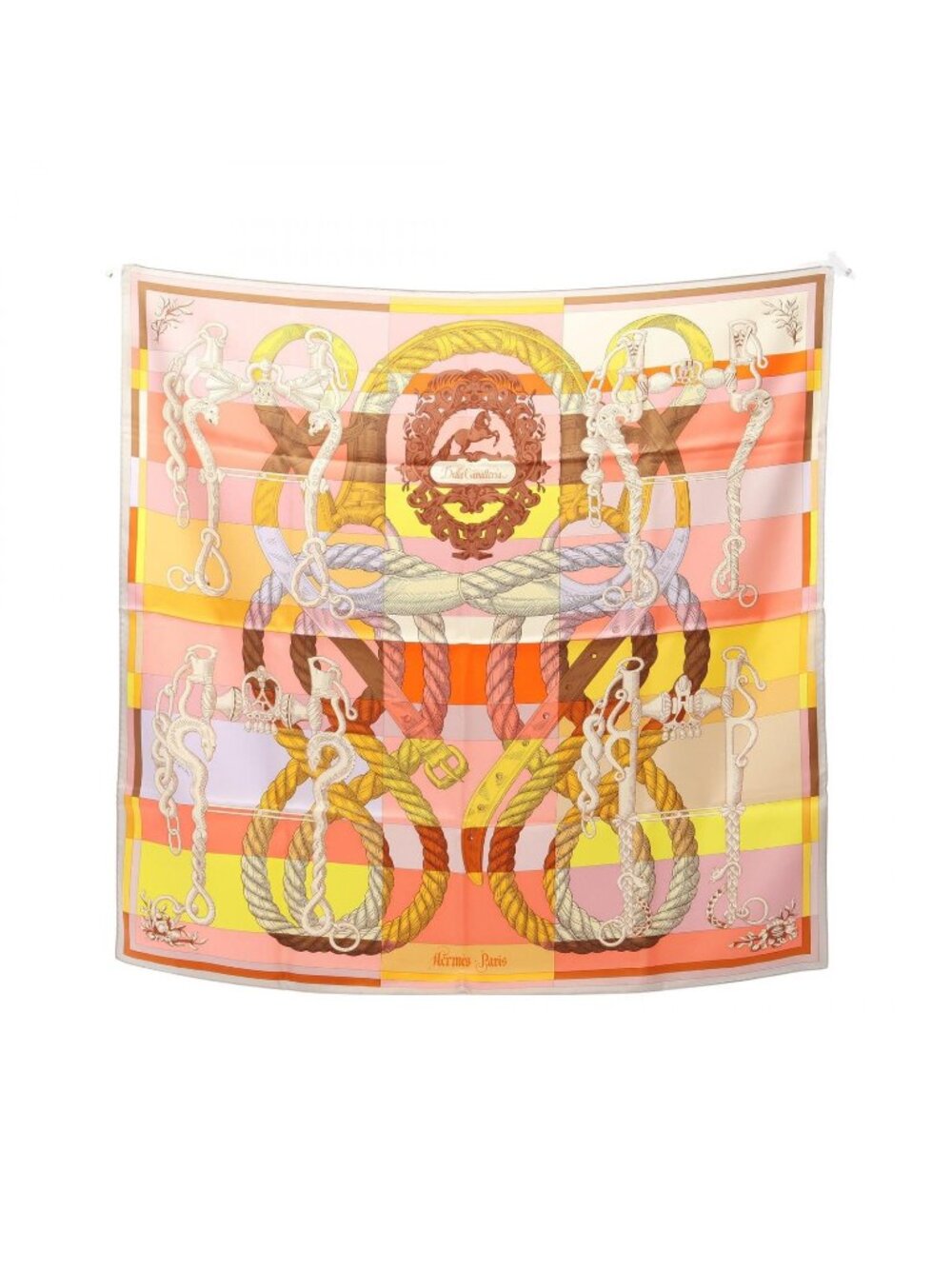 Hermes Scarf Carre 90 Della Cavalleria Silk